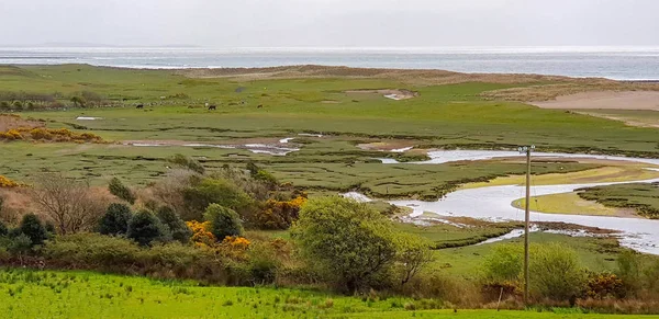 Paesaggio Idilliaco Costiero Intorno Sky Road Connemara Una Regione Dell — Foto Stock