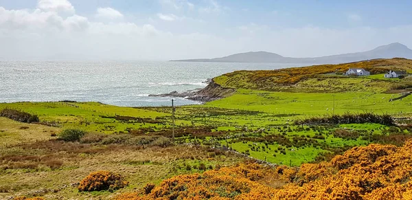 Paisajes Costeros Idílicos Alrededor Connemara Una Región Oeste Irlanda — Foto de Stock