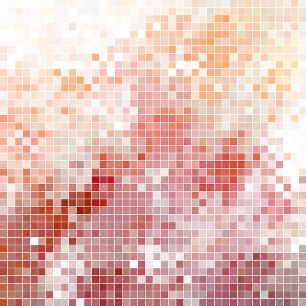 Abstract Square Pixel Mosaic Background Red — Stok fotoğraf
