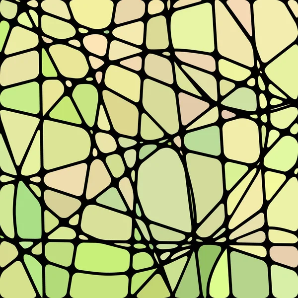 Abstraktní Mozaika Barevného Skla Světle Zelená — Stock fotografie
