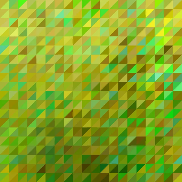 抽象的な幾何学的三角形の背景 緑と茶色 — ストック写真