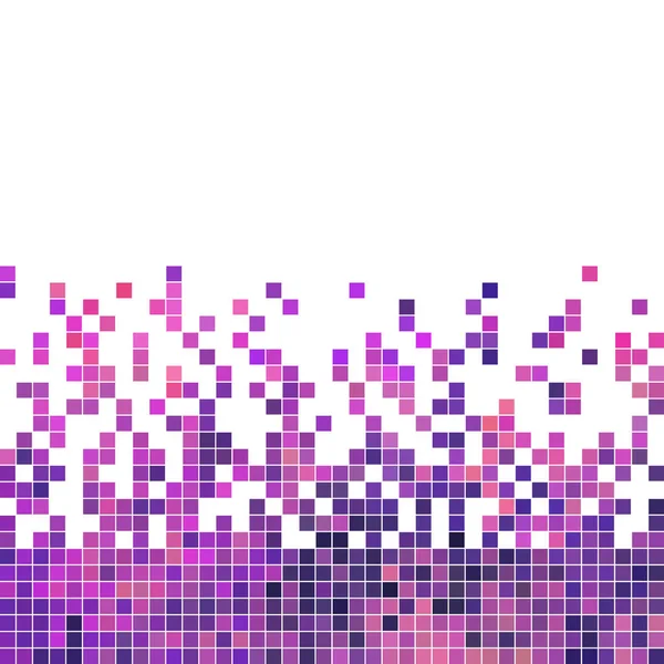 Abstract Square Pixel Mosaic Background Purple Violet — Stock Photo, Image