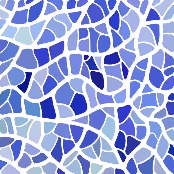Abstract Stained Glass Mosaic Background Bright Blue — Stock fotografie