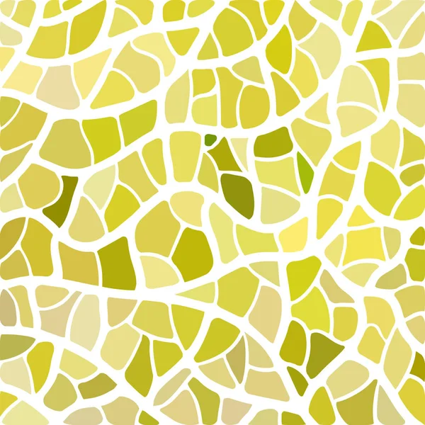 Fondo Abstracto Mosaico Vidrieras Amarillo Verde —  Fotos de Stock