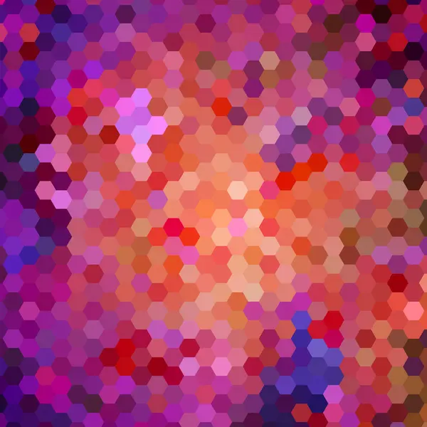 Abstract Geometric Hexagon Background Red Violet — Stok fotoğraf