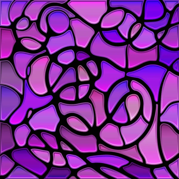 Abstrakcyjne Tło Mozaiki Witrażowej Fioletowe Fioletowe — Zdjęcie stockowe