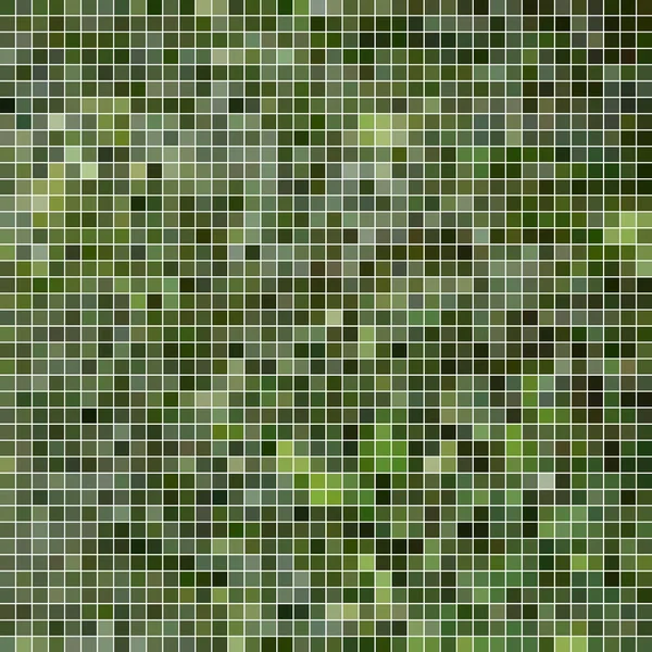 Abstract Square Pixel Mosaic Background Green — 스톡 사진