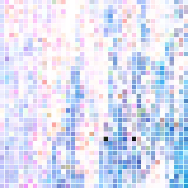 Abstract Square Pixel Mosaic Background Blue White Red — Stock Photo, Image