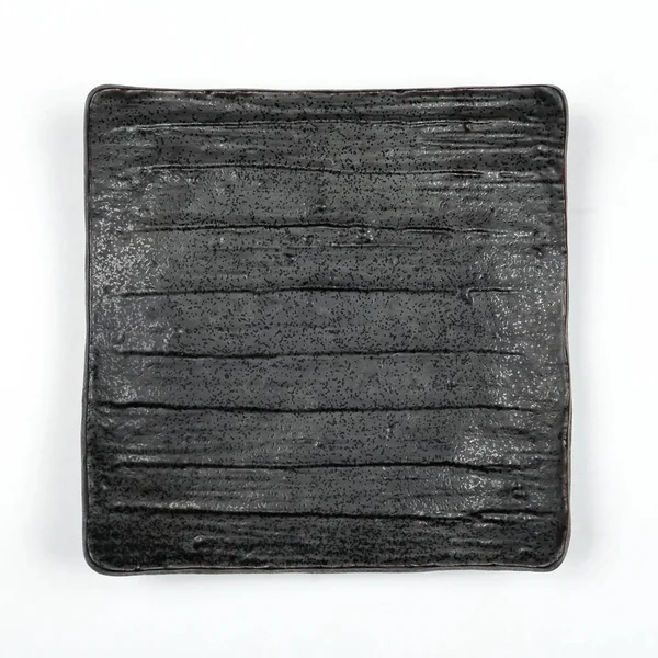 Керамическая Плита One Black Modern Square — стоковое фото