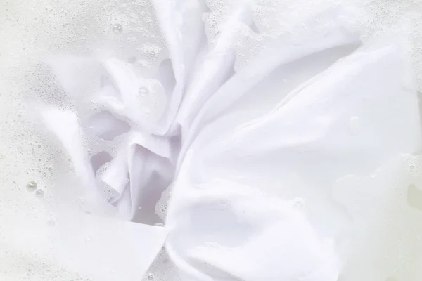 Soak Cloth Washing White Shirt — Stock Photo, Image