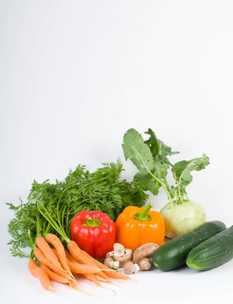 Zdravé Ekologické Potraviny Čerstvá Zelenina — Stock fotografie