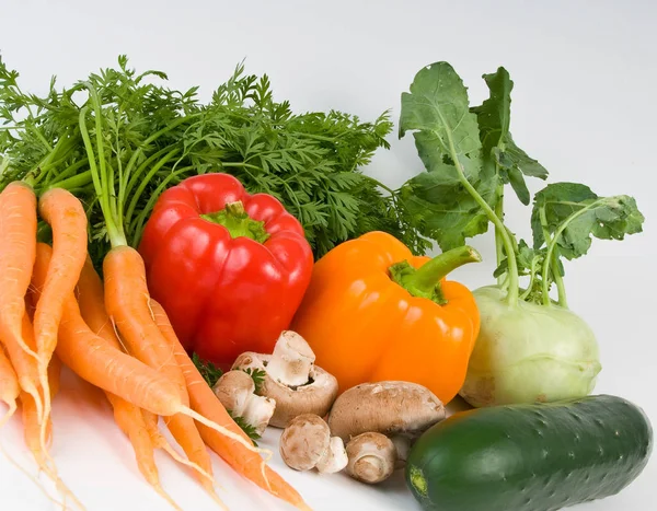 Makanan Organik Sehat Sayuran Segar — Stok Foto