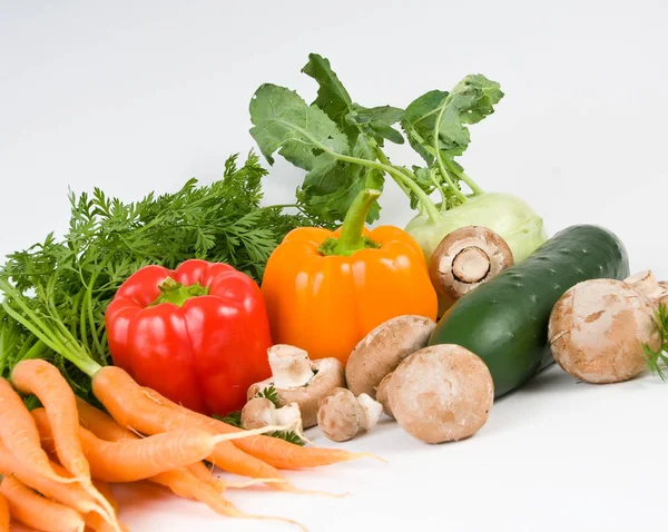 Makanan Organik Sehat Sayuran Segar — Stok Foto