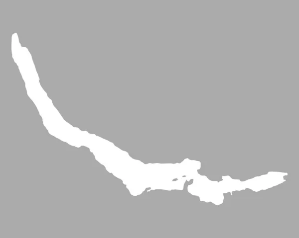 Карта Озера Цюрих Географічна Карта — стокове фото