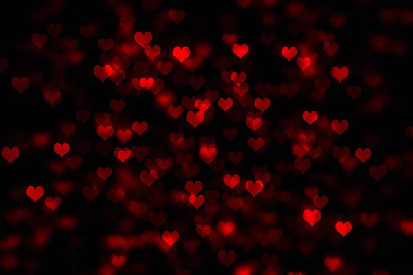 Красные Сердца Тёмном Фоне — стоковое фото