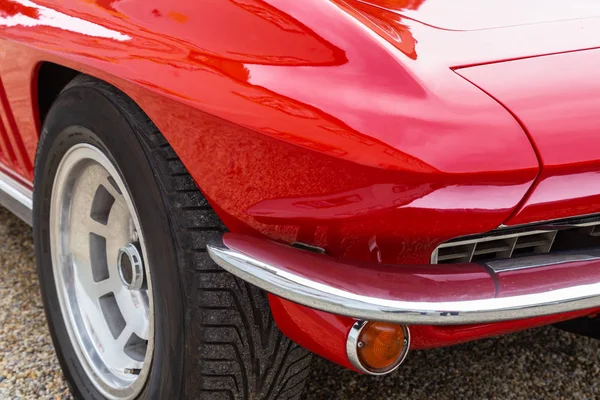 Front View American Sports Car Sixties — Stock Photo, Image