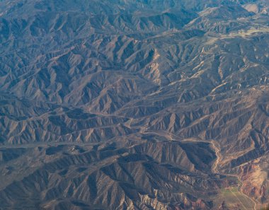 An aerial view of California San Andreas, California, USA clipart