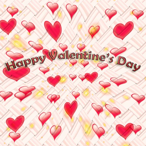 Happy Valentine Day Als Hintergrund — Stockfoto