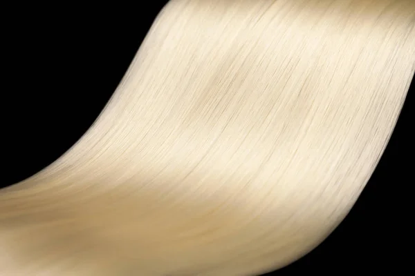 Primer Plano Lujoso Cabello Rubio Brillante — Foto de Stock