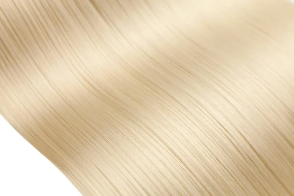 Primer Plano Lujoso Cabello Rubio Brillante — Foto de Stock