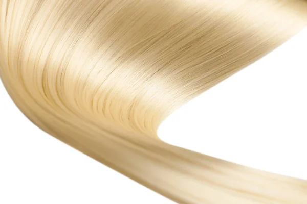 Primer Plano Lujoso Cabello Rubio Brillante — Foto de Stock