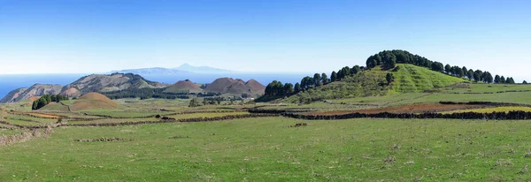 Hierro Zentralhochland Meseta Nisdafe Bei San Andres Horizont Die Inseln — Stockfoto