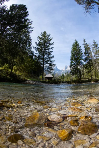 Piękna Rzeka Austrii — Zdjęcie stockowe