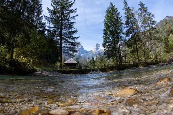 Beautiful Clear River Austria — Stock Photo, Image