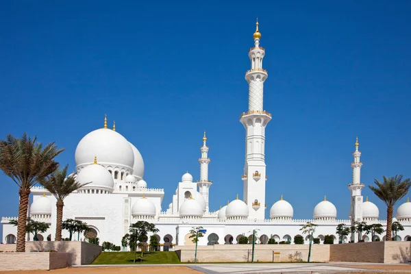 Sheikh Zayed Meczet Abu Dhabi Zjednoczonych Emiratów Arabskich — Zdjęcie stockowe