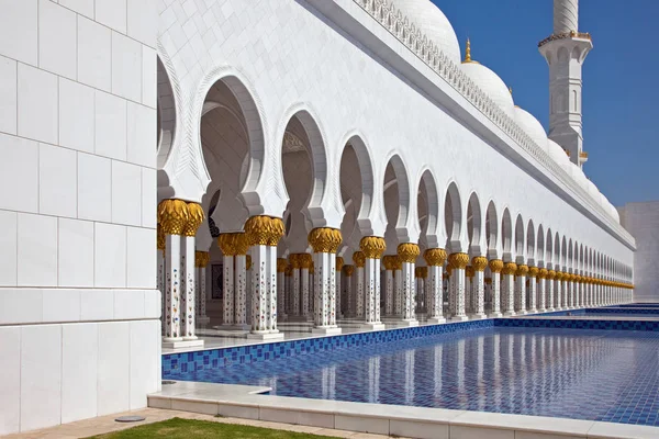 Sheikh Zayed Mosque Abu Dhabi United Arab Emirates — Stock Photo, Image