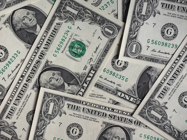 Billetes Dólar Dinero Usd Moneda Estados Unidos — Foto de Stock
