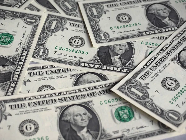 Billetes Dólar Dinero Usd Moneda Estados Unidos — Foto de Stock