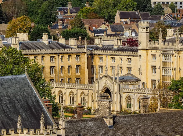 Aerial View City Cambridge — Stock Photo, Image