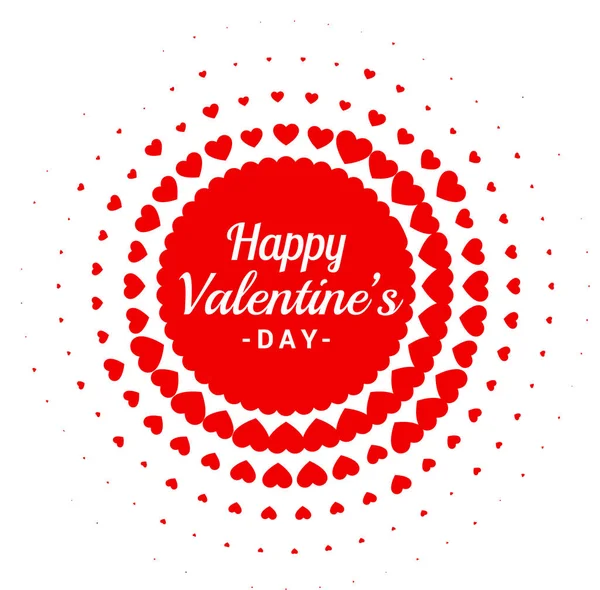 Herzen Glücklich Valentinstag Rot Liebe Leidenschaft Illustration — Stockfoto