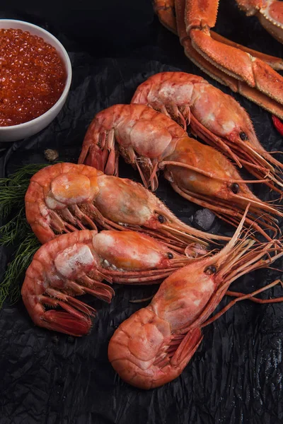 Uzak Doğu Botanik Karidesine Limonlu Yakın Çekim — Stok fotoğraf