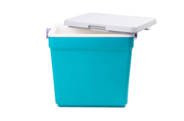 Cooler Box Isolato Sfondo Bianco — Foto Stock
