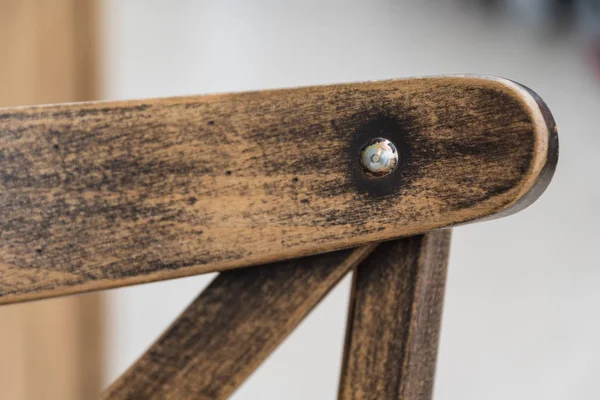rustic and rustic peasant furniture - Detail of an armchair