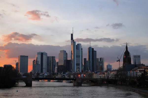Skyline Frankfurt Main — Stock Photo, Image