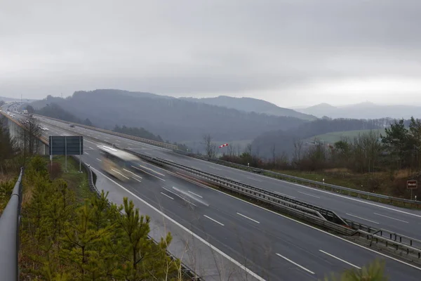 Trafik Karayolu Altyapısının Manzarası — Stok fotoğraf