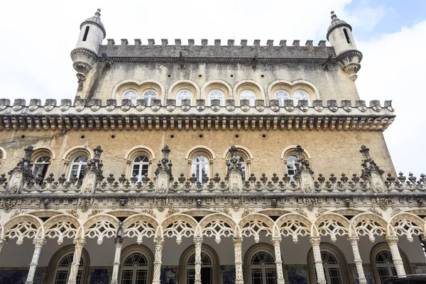 中央ポルトガルのコインブラの近くにあるネオ マヌエル様式の 世紀後半に建てられた高級ホテル ブサコ パレス ホテルの詳細 — ストック写真