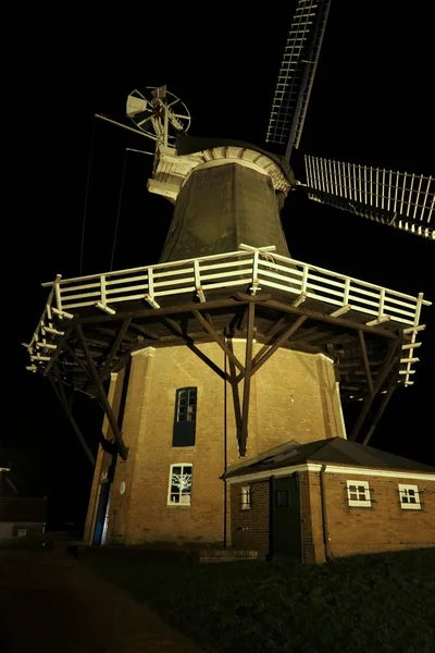 Pequeño Pueblo Greetsiel Costa Alemana Del Mar Del Norte — Foto de Stock