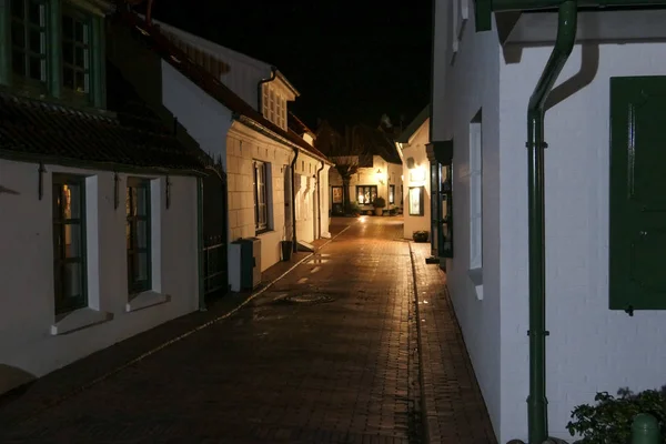 Den Lille Landsby Greetsiel Ved Den Tyske Nordsøkyst - Stock-foto