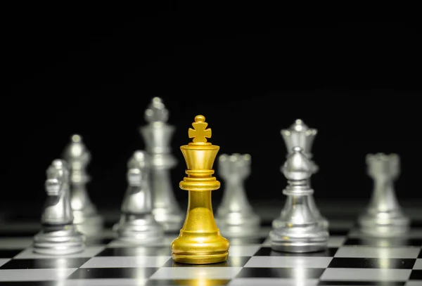Chess Board Game Concept Competition Strategy Stock Image