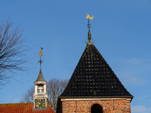 Das Kleine Dorf Greetsiel Der Deutschen Nordseeküste — Stockfoto