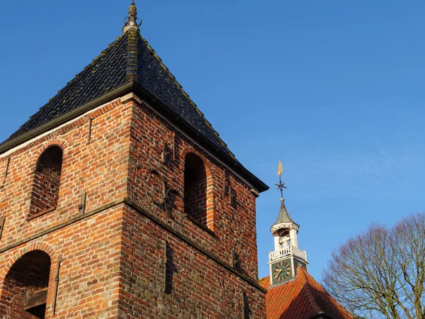 Het Kleine Dorpje Greetsiel Aan Duitse Noordzeekust — Stockfoto