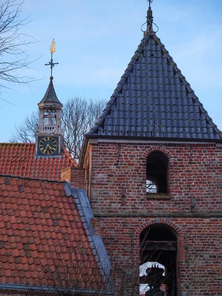 Das Kleine Dorf Greetsiel Der Deutschen Nordseeküste — Stockfoto