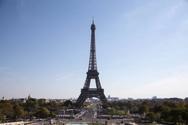 Eiffel Tower Symbol Paris France Paris Best Destinations Europe — стокове фото