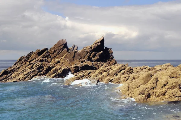 Paisaje Costero Pointe Groin Océano Atlántico Francia Bretaña — Foto de Stock