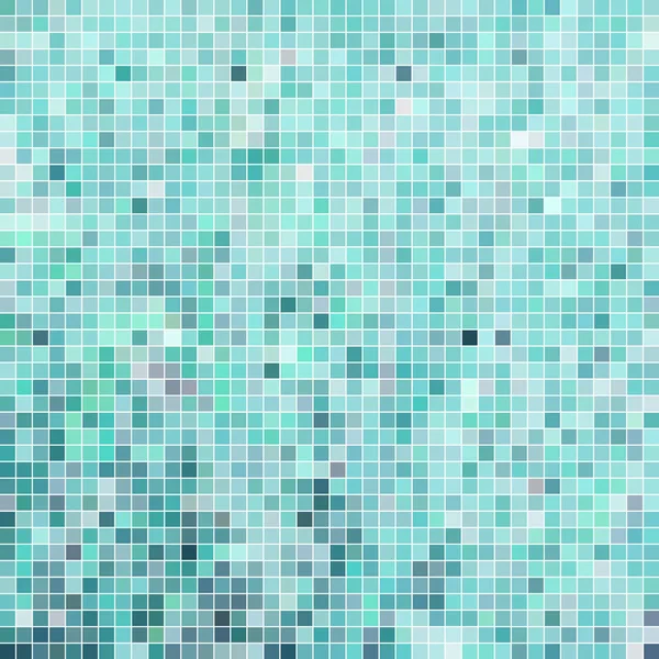 Abstrakt Kvadrat Pixel Mosaik Bakgrund Ljusblå — Stockfoto