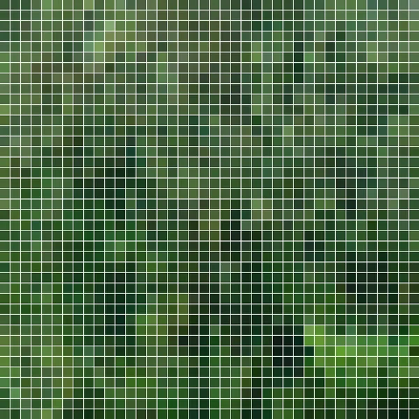 Abstrait Pixel Carré Fond Mosaïque Vert — Photo